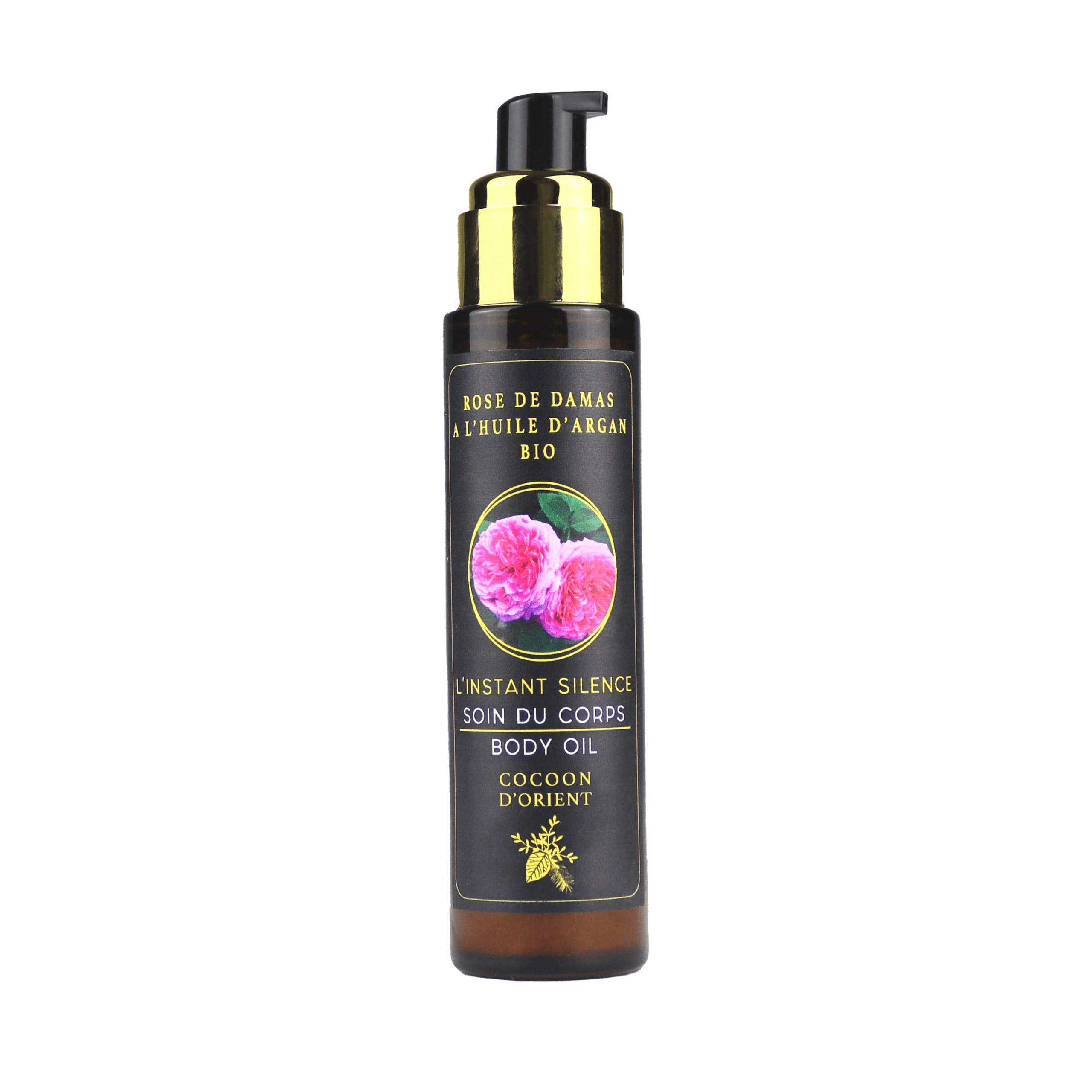 Soin corps naturel à la rose de Damas et huile d’argan bio – Hydratation intense & peau satinée