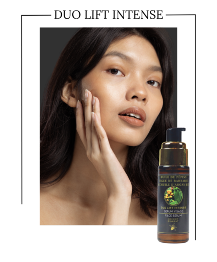 soins visage anti-rides et anti-âge Application de l’huile de figue de barbarie sur le contour des yeux pour atténuer les cernes et lisser les rides – Duo Lift Intense Cocoon d’Orient