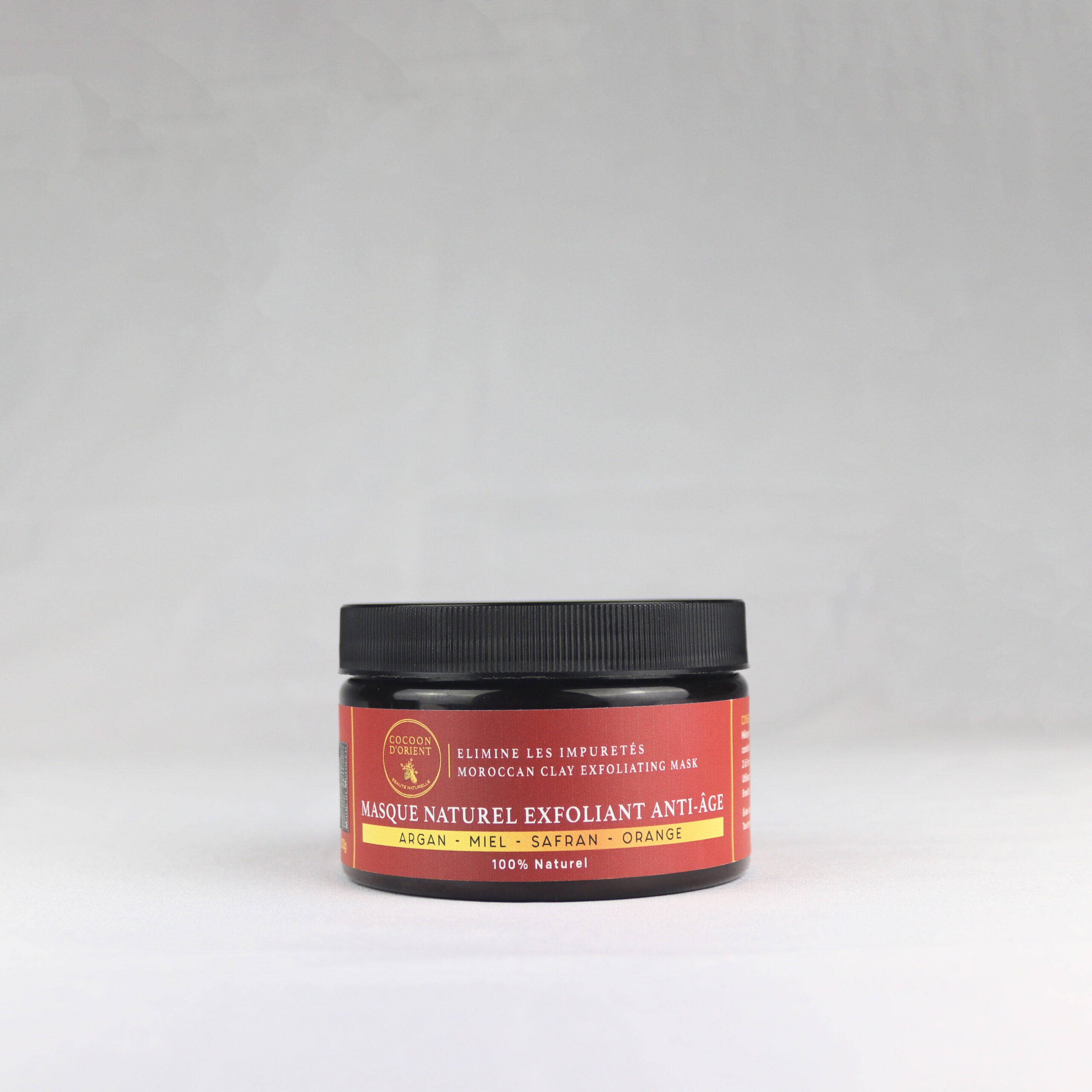 Huile d'argan biologique pour Masque Gommage Exfoliant Visage et Corps