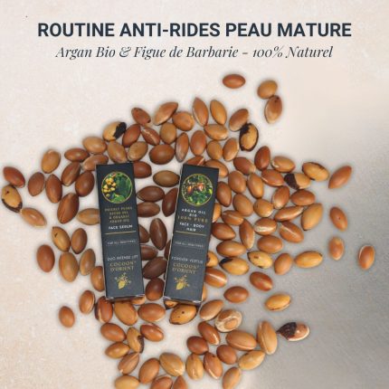 Routine anti-rides peau mature à l’argan bio et figue de barbarie – Cocoon d’Orient
