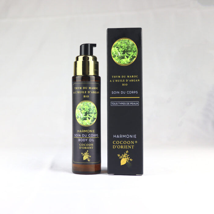 Huile de soin corps relaxante Cocoon d’Orient – Harmonie, anti-âge et hydratante