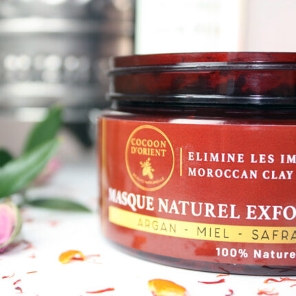 Huile d'argan biologique pour Masque Gommage Exfoliant Visage et Corps