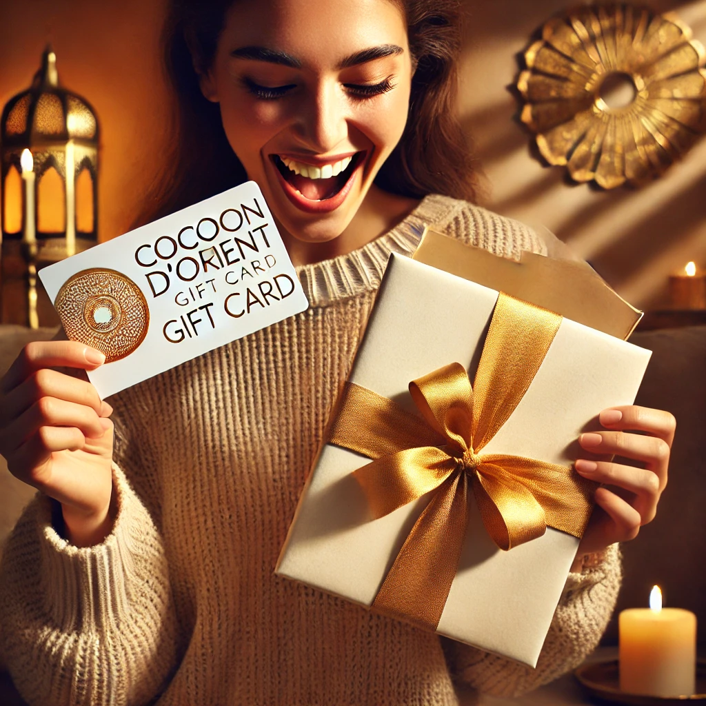 Carte Cadeau Cocoon d'Orient – Offrez des Soins Haut de Gamme à l'Huile d'Argan Bio