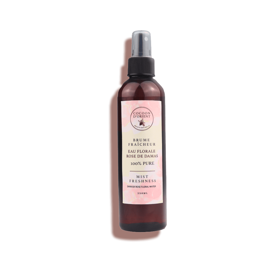 Soin visage hydratant et tonifiant à l’eau florale de rose de Damas – Cocoon d’Orient