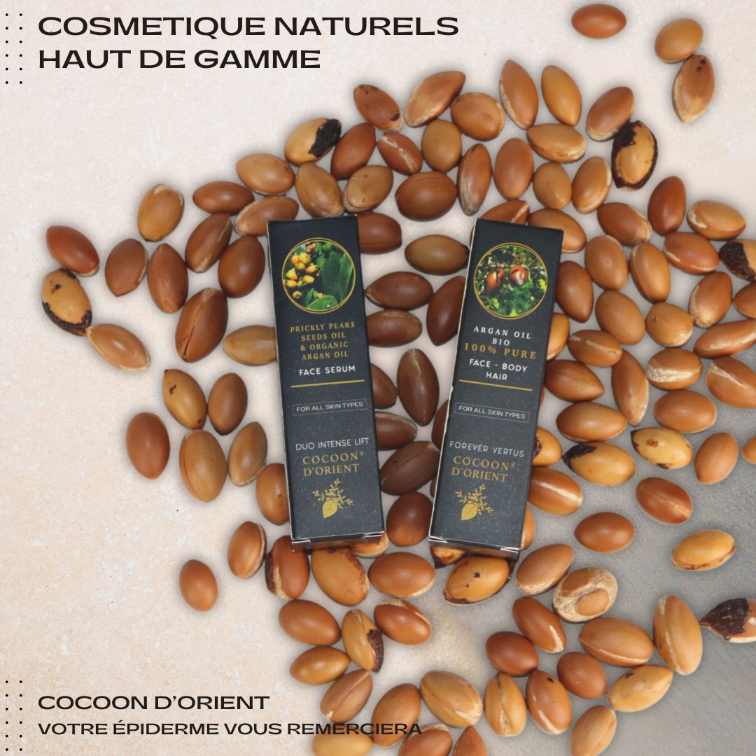 Peau mature – Soins anti-rides à l'argan bio & figue de barbarie Soin naturel anti-âge peau mature à l'huile d'argan bio – Cocoon d’Orient